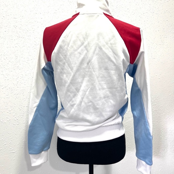 Puma Red and Blue Track Jacket with Retro Colorblock Design XXS - Picture 5 of 10